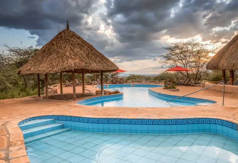 Poolbereich der Samburu Sopa Lodge © Foto: Sopa Lodges