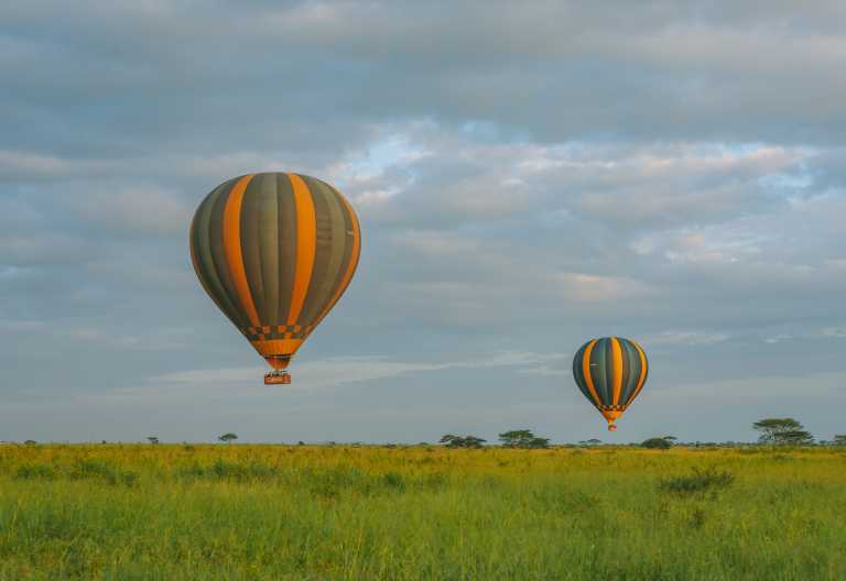 Ballonsafari in der Serengeti, Serengeti Sametu Camp © Foto: Thatkaguruguy for Karibu Camps&Lodges