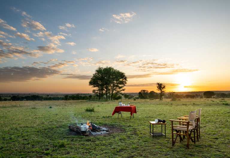 Sundowner im Ndutu/Mara Kati Kati Camp © Foto: TWC Tanzania