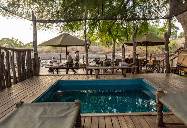 Kleiner Pool im Kanga Camp, Mana Pools © Foto: Marco Penzel | Outback Africa