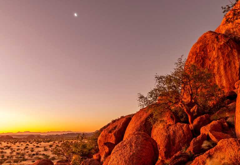 Abendstimmung im Damaraland © Foto: Outback Africa