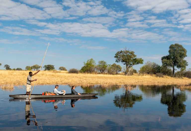 Mokoroausflug, im Okavango Delta, Kiri Camp © Foto: David Rogers for Machaba Safaris