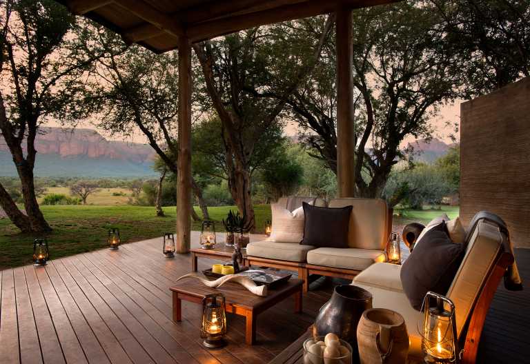 Marataba Safari Lodge, offene Lounge © Foto: DOOKPHOTO