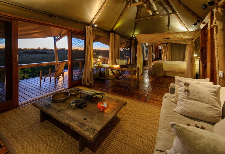 Mombo Camp, Zeltchalet © Foto: Dana Allen | Wilderness Safaris