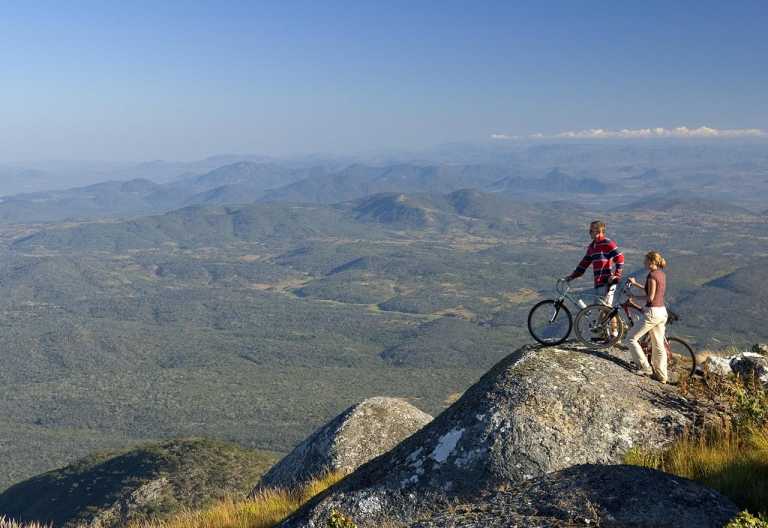 Mountainbiking im Nyika Nationalpark © Foto: Dana Allen