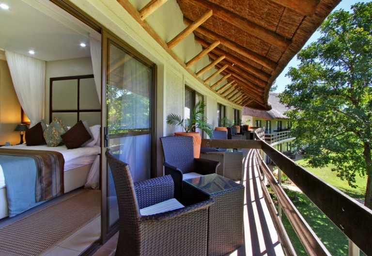 A Zambezi River Lodge, Balkon oberes Stockwerk