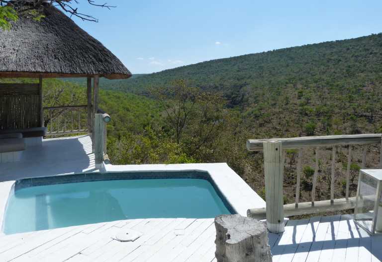 Clifftop Exclusive Safari Hideaway, privater Pool der Suite © Foto: Jens Doering | Outback Africa