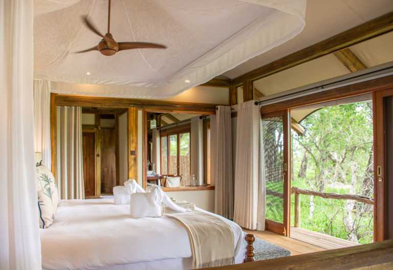 Kwara Camp, Innenansicht © Foto: Kwando Safaris