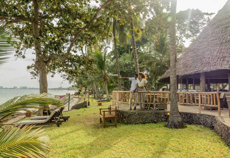 Terrasse des Kisima Restaurant der Severin Sea Lodge, Kenia © Foto: Severin Safaris