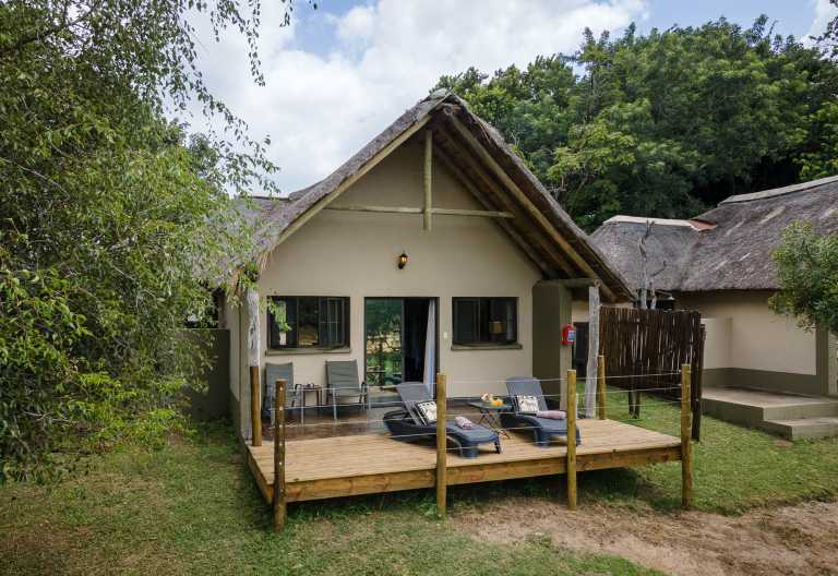 Chalet der Umkumbe Safari Lodge © Foto: Umkumbe Safari Lodge