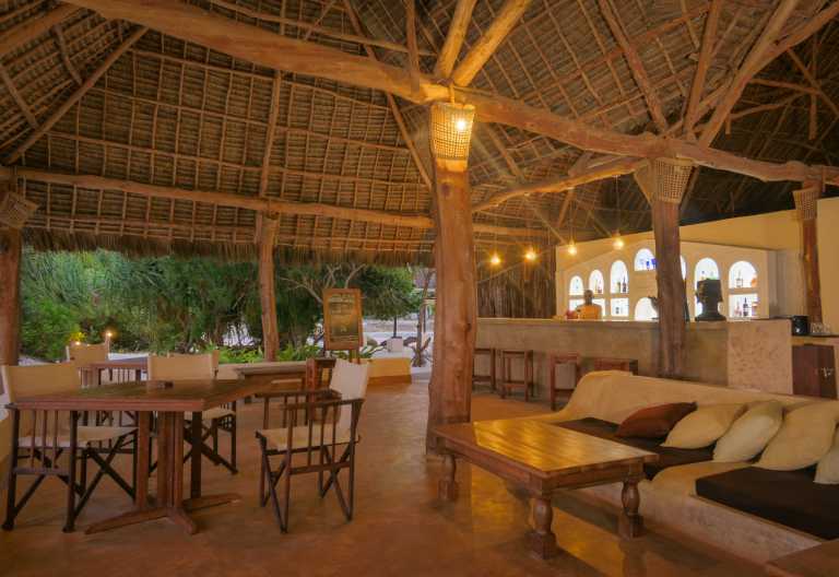 Zanzibar Pearl Boutique Hotel & Villas, offenes Restaurant und Bar © Foto: Zanzibar Pearl Boutique Hotel & Villas