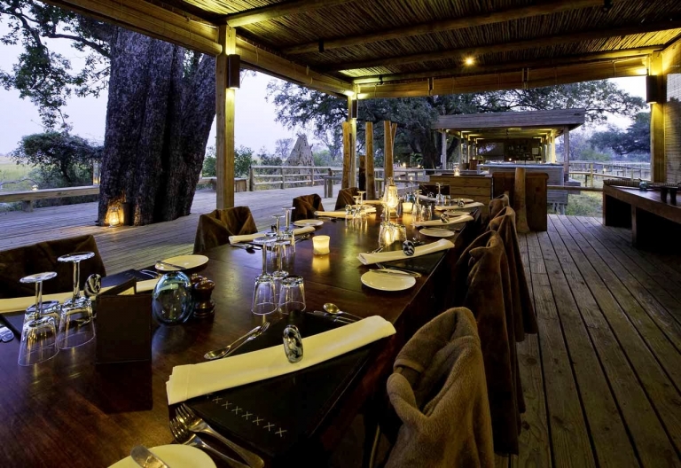 Vumbura Camp, Speiseraum © Foto: Dana Allen | Wilderness Safaris