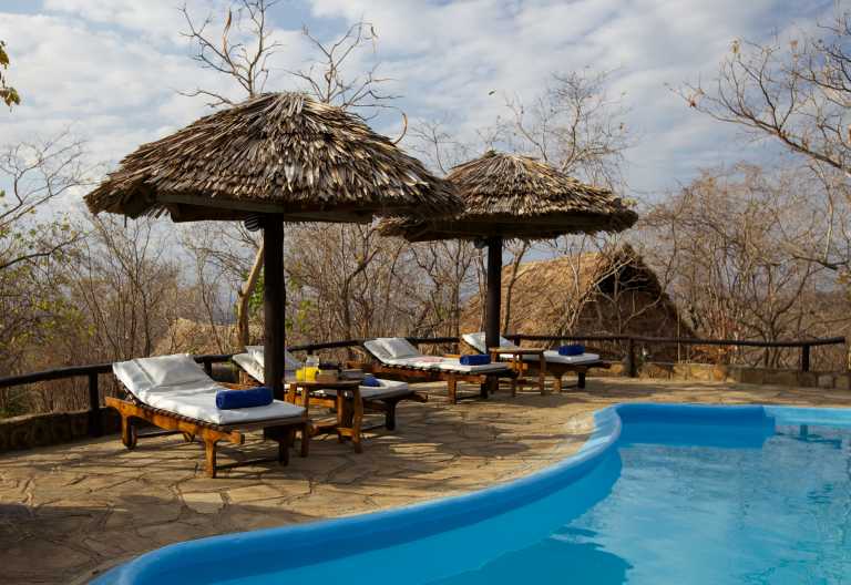 Vuma Hills Tented Camp, Poolbereich © Foto: Foxes Safari Camps