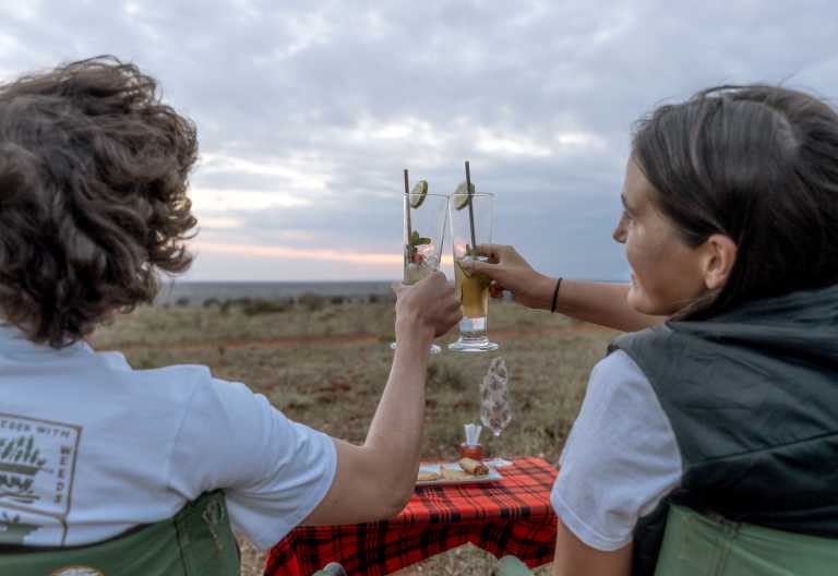 Sundowner im Lumo-Reservat &copy; Foto: Soroi Collection