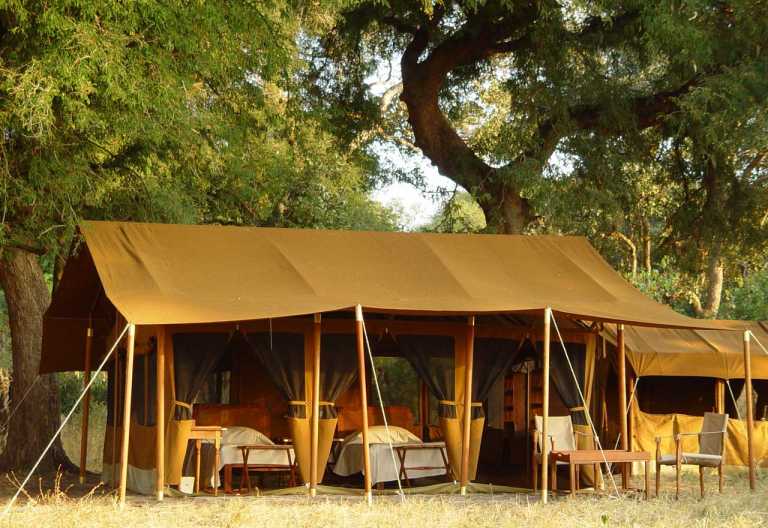 Zelt im Chada Katavi Camp