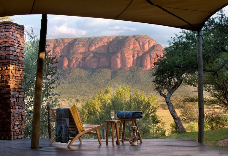 Marataba Safari Lodge, Blick auf die Waterberge © Foto: DOOKPHOTO