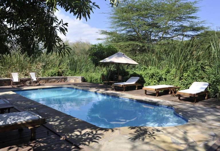 Kisima Ngeda Tented Camp; Poolbereich © Foto: Marco Penzel | Outback Africa