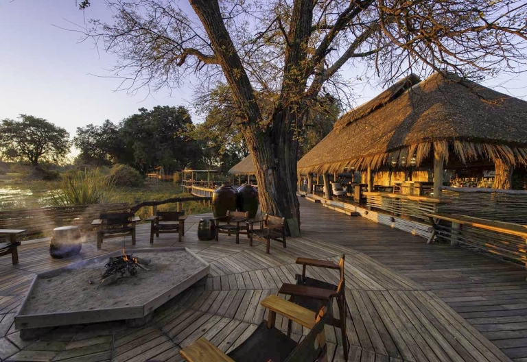 Mombo Camp, Bomaplatz © Foto: Dana Allen | Wilderness Safaris
