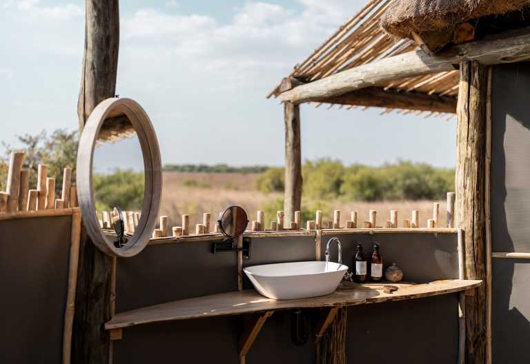 Ntemwa Busanga, Badezimmer © Foto: Classic Zambia