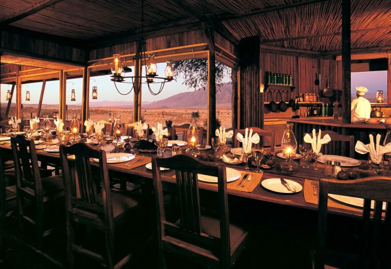 Wolwedans Dune Camp, Speisezelt