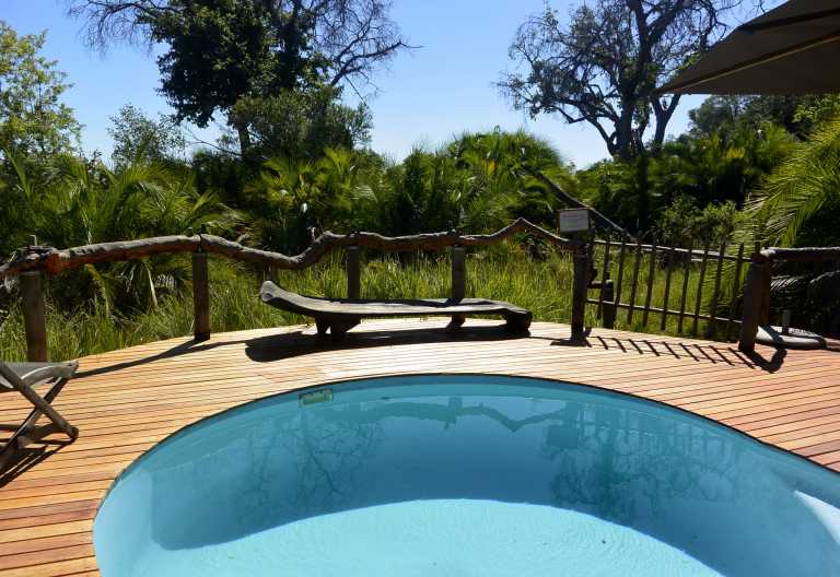 Pool, Jao Camp, Okavango-Delta © Foto: Ulrike Pârvu | Outback Africa