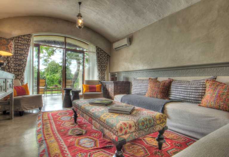 Lounge im Familienzimmer, Chobe Game Lodge © Foto: Desert&Delta
