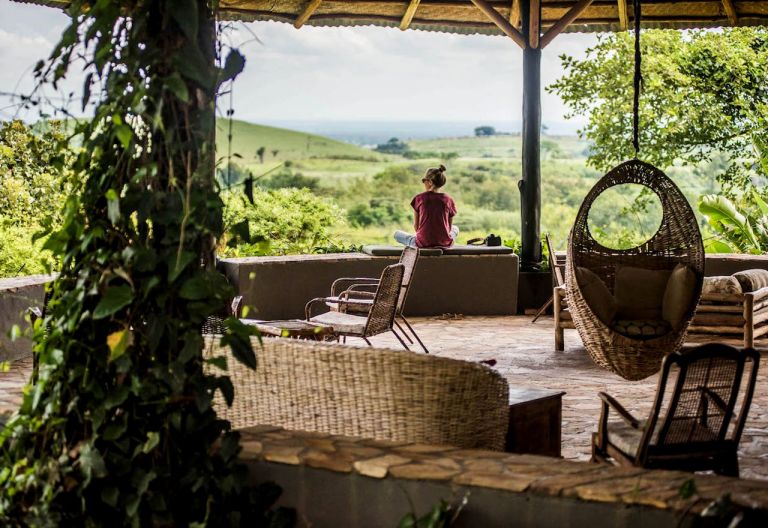 Kyambura Gorge Lodge, Lounge © Foto: Kyambura Gorge Lodge
