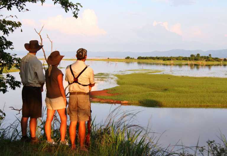 Changa Safari Camp, Blick zum Kariba-See