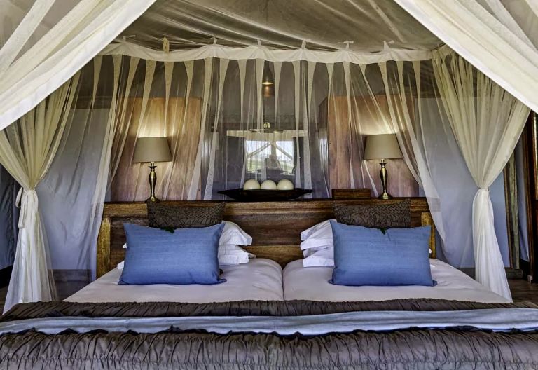 Tubu Tree Camp, Zelteinrichtung © Foto: Dana Allen | Wilderness Safaris