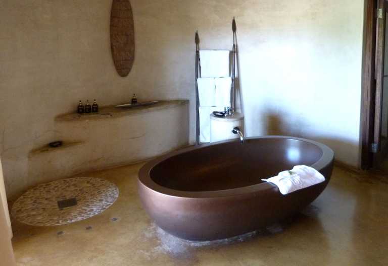 Marataba Safari Lodge, freistehende Badewanne © Foto: Jens Doering | Outback Africa