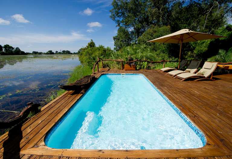 Jacana Camp, Pool © Foto: Dana Allen | Wilderness Safaris