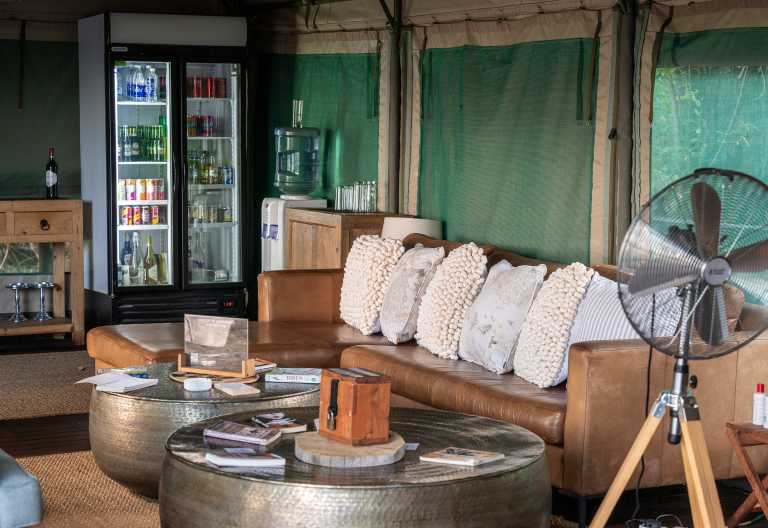Lounge des Kala Camps © Foto: Marco Penzel | Outback Africa