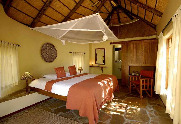 Etosha Aoba Lodge, Zimmer