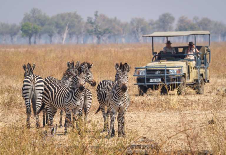 Pirschfahrt im Nsefu-Sektor, South Luangwa Nationalpark © Foto: Dana Allen | Robin Pope Safaris