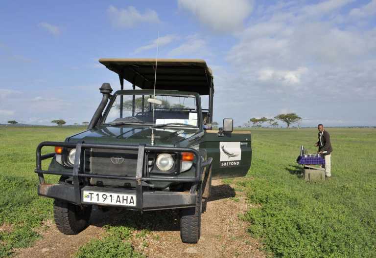 Kaffeepause auf Pirschfahrt © Foto: Marco Penzel | Outback Africa