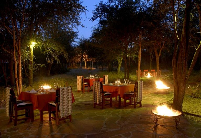 Etosha Aoba Lodge, Terrasse