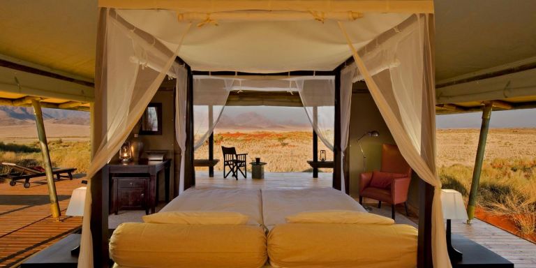 Wolwedans Dune Camp, Zelteinrichtung