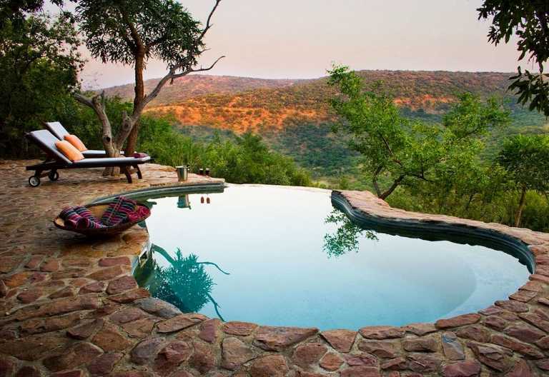 Isibindi Zulu Lodge, Poolbereich