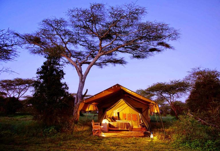 Serengeti Safari Camp, Außenansicht Zelt