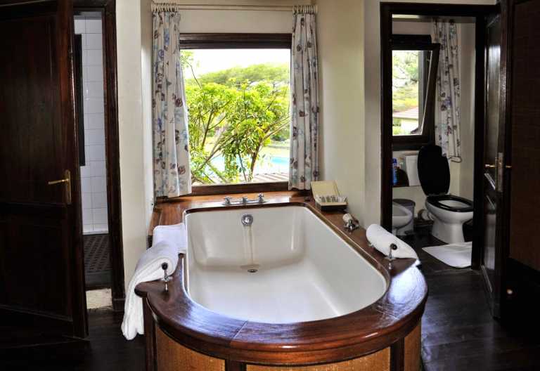 Ol Pejeta House, Badezimmer der Suite © Foto: Svenja Penzel | Outback Africa