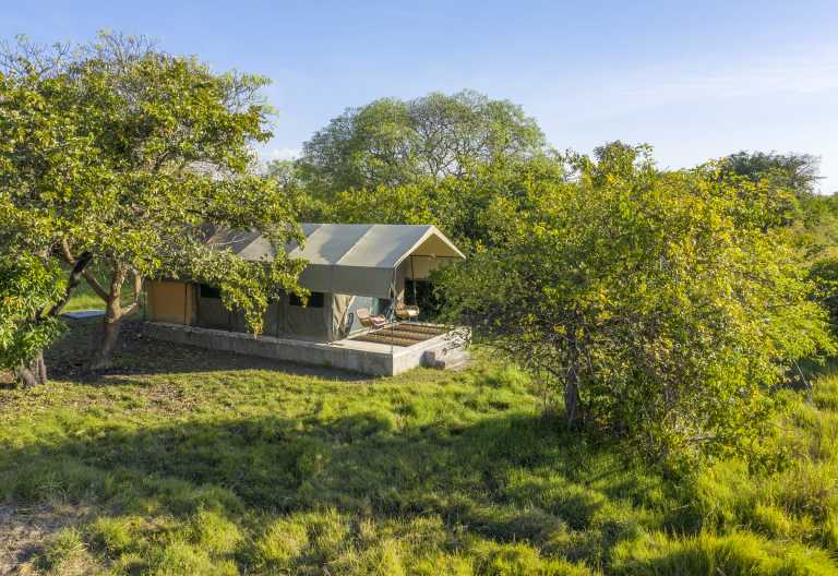 Shoebill Island Camp © Foto: Patrick Bentley | African Parks