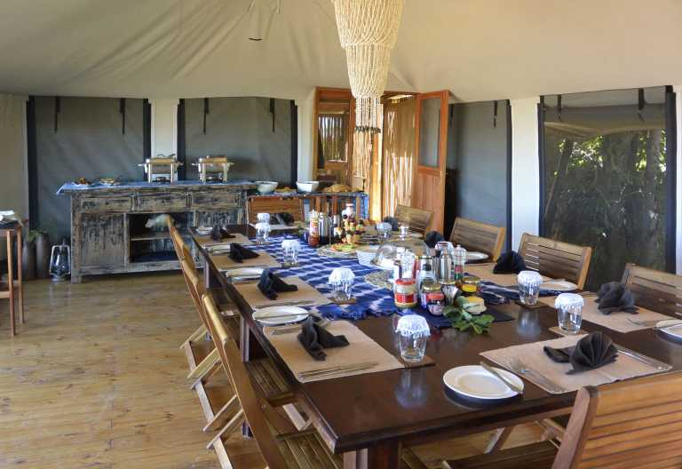 Hauptzelt, Pelo Camp, Okavango-Delta © Foto: Ulrike Pârvu | Outback Africa