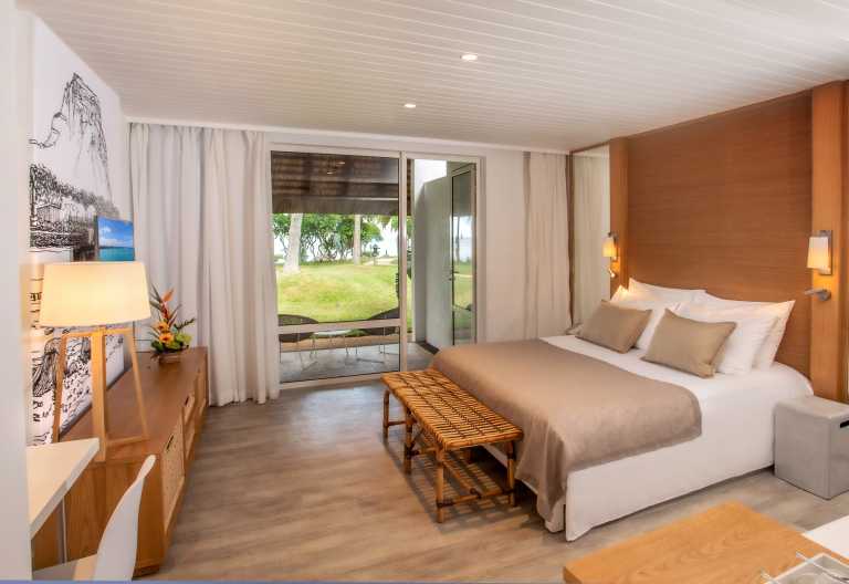 Zimmerbeispiel im Cannonier Beachcomber Resort and Spa © Foto: Beachcomber Hotels