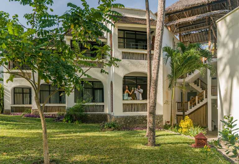 Außenansicht Deluxe Rooms, Severin Sea Lodge, Kenia © Foto: Severin Safaris