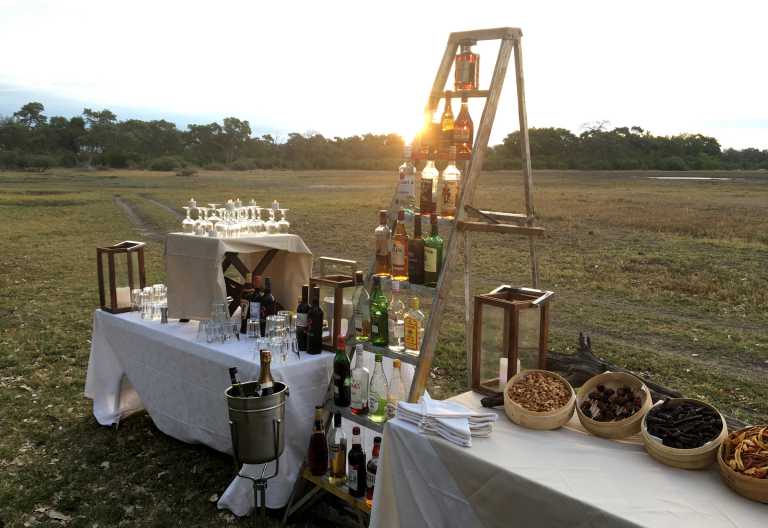 Überraschung auf der Pirschfahrt, kurz vor Sonnenuntergang, Chiefs Camp © Foto: Svenja Penzel | Outback Africa