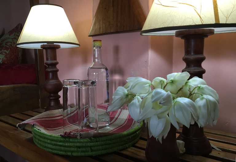 Frische Blumen in meinem Zimmer der Ndali Lodge © Foto: Svenja Penzel | Outback Africa