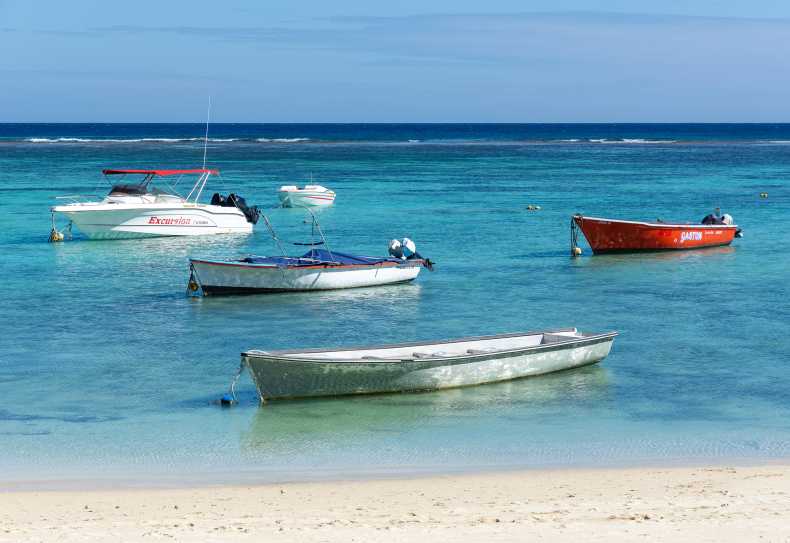 Am Strand von Trou aux Biches, Mauritius