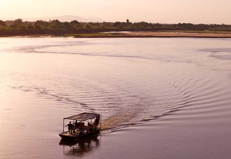 Bootsfahrt auf dem Rufiji-Fluss